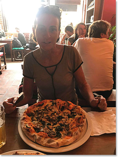 And of course, there is “Fire and Ice” pizza, a mandatory stop after trekking.