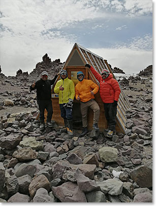 The climbers with Osvi at Berlin Camp