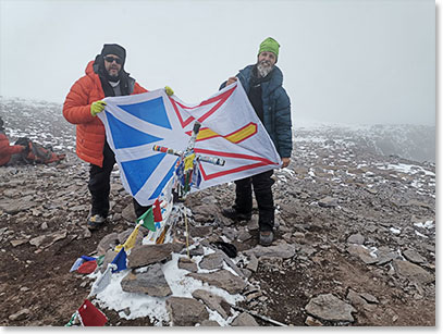 Newfoundland and Labrador flag on top!