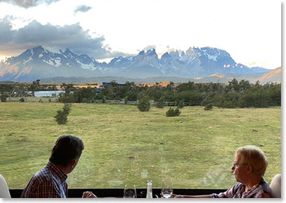 Great mountain views from our dining room