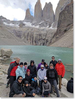 Team at Mirador del Paine